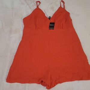 Plus Red Romper NWT